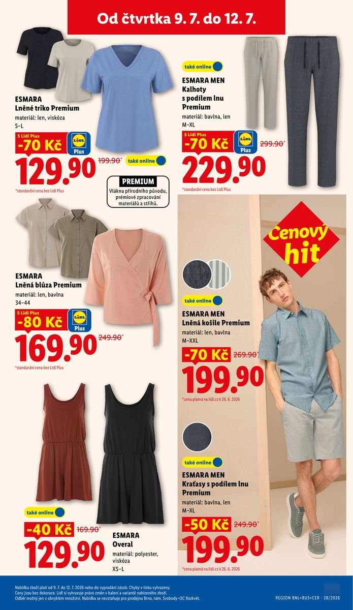 Lidl catalog page 45 — 2026-07-09 to 2026-07-12