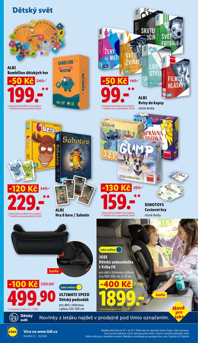 Lidl catalog page 36 — 2026-07-16 to 2026-07-19