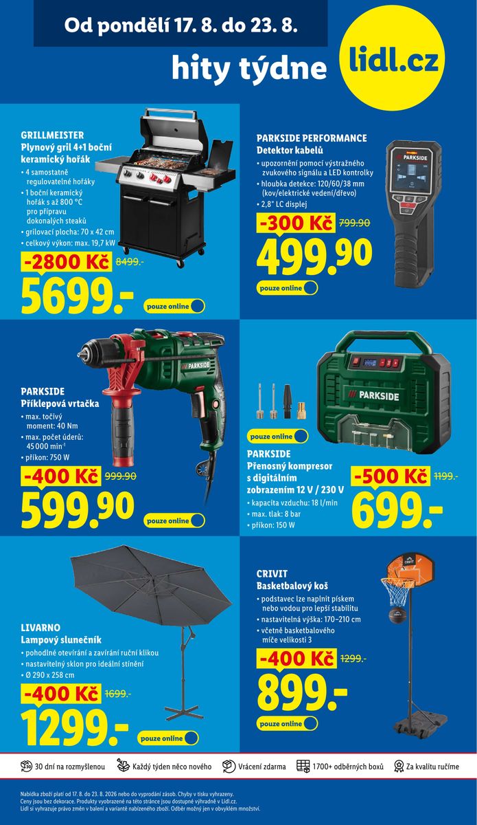 Lidl catalog page 45 — 2026-08-17 to 2026-08-19