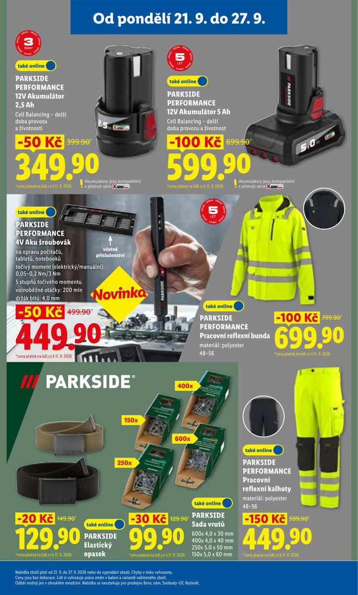 Lidl catalog page 43 — 2026-09-21 to 2026-09-23