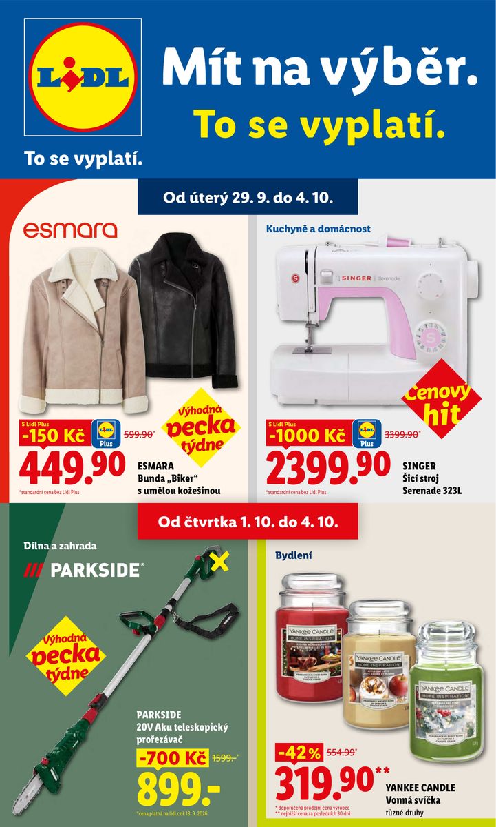 Lidl catalog 2026-09-29 to 2026-10-04