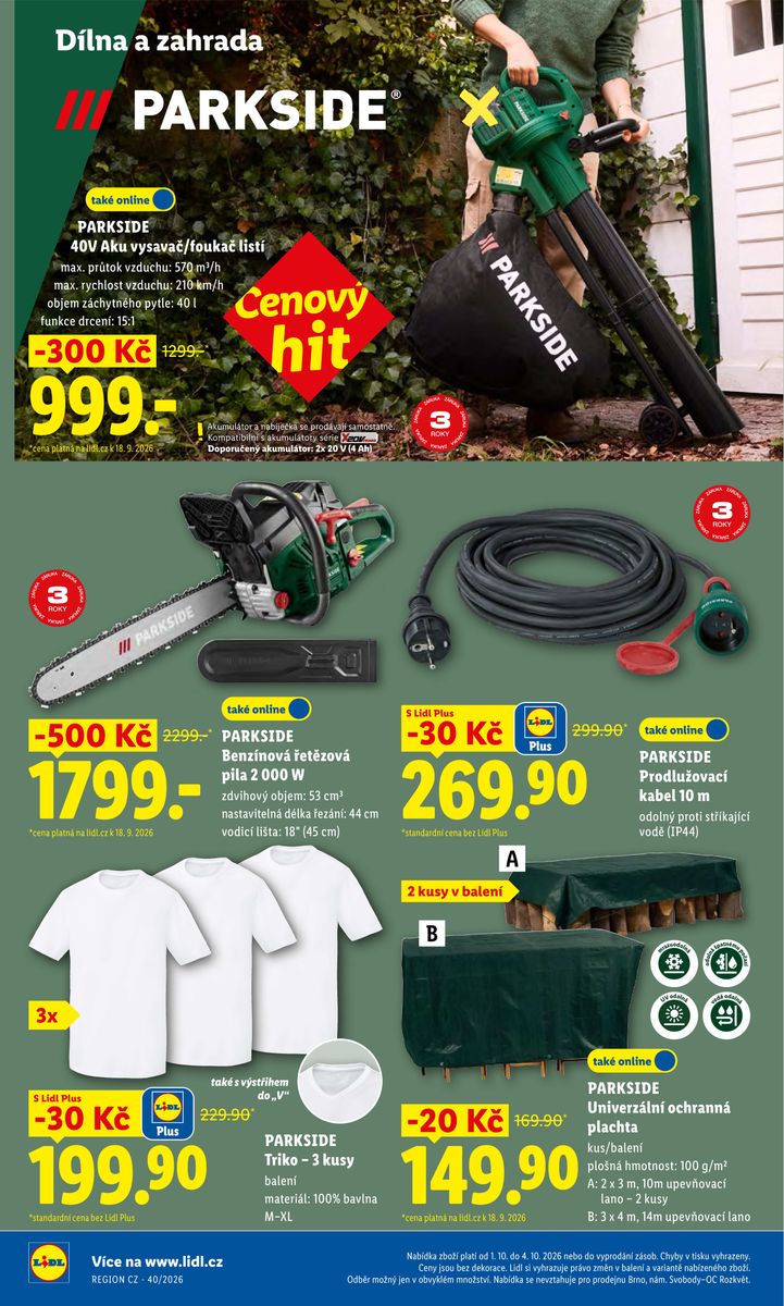 Lidl catalog page 40 — 2026-10-01 to 2026-10-04