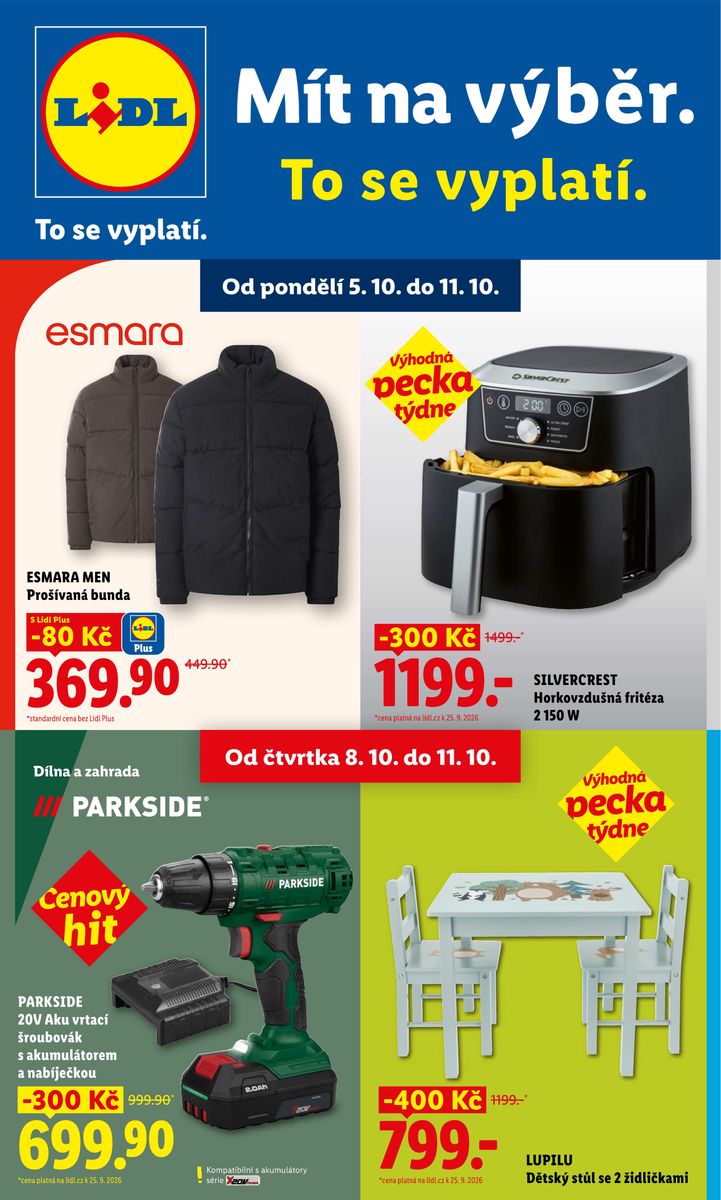 Lidl catalog 2026-10-05 to 2026-10-11