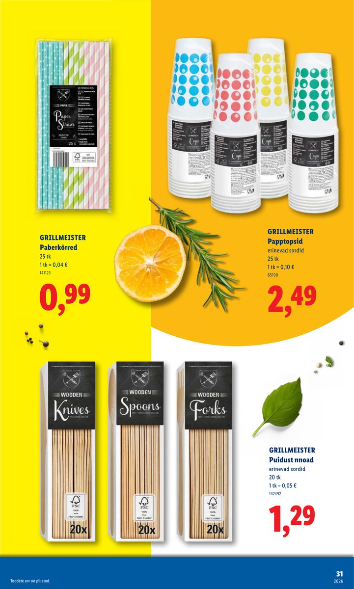 Lidl catalog page 31 — 2026-04-06 to 2026-08-31