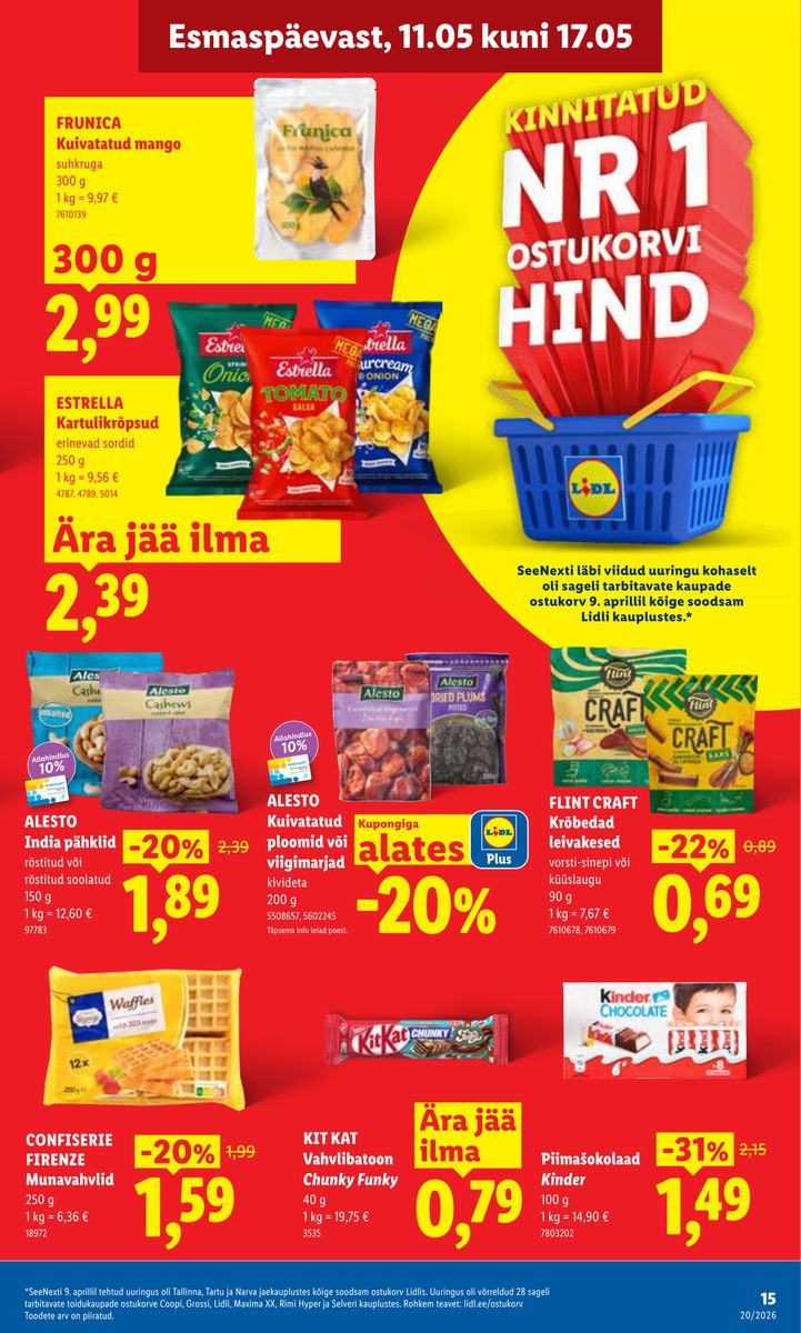 Lidl catalog page 15 — 2026-05-11 to 2026-05-17