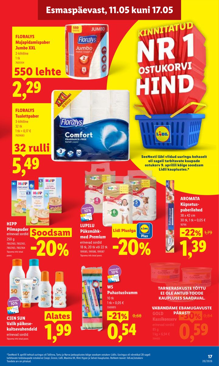Lidl catalog page 17 — 2026-05-11 to 2026-05-17