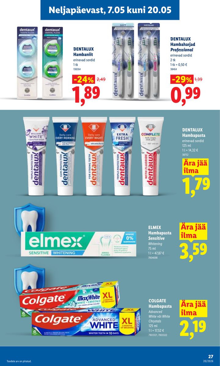 Lidl catalog page 27 — 2026-05-11 to 2026-05-17