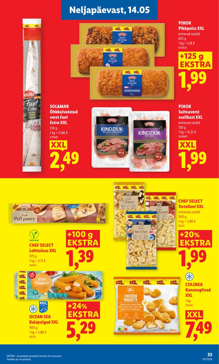 Lidl catalog page 33 — 2026-05-11 to 2026-05-17
