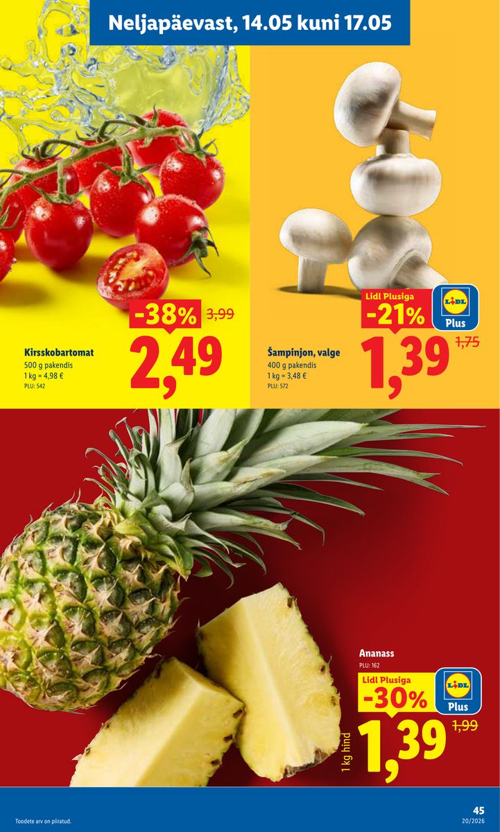 Lidl catalog page 45 — 2026-05-11 to 2026-05-17