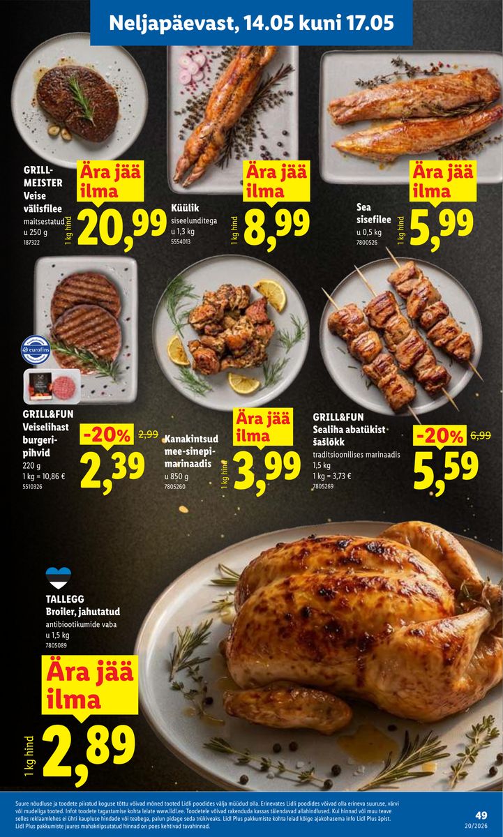 Lidl catalog page 49 — 2026-05-11 to 2026-05-17