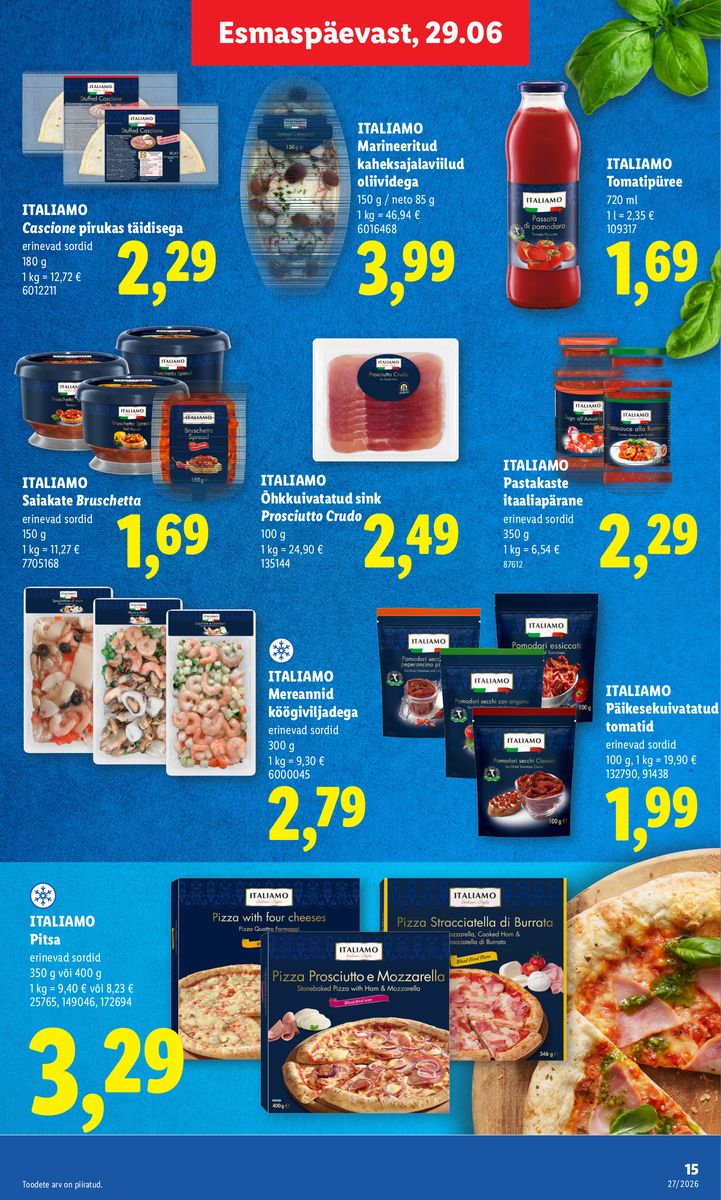 Lidl catalog page 15 — 2026-06-29 to 2026-07-05