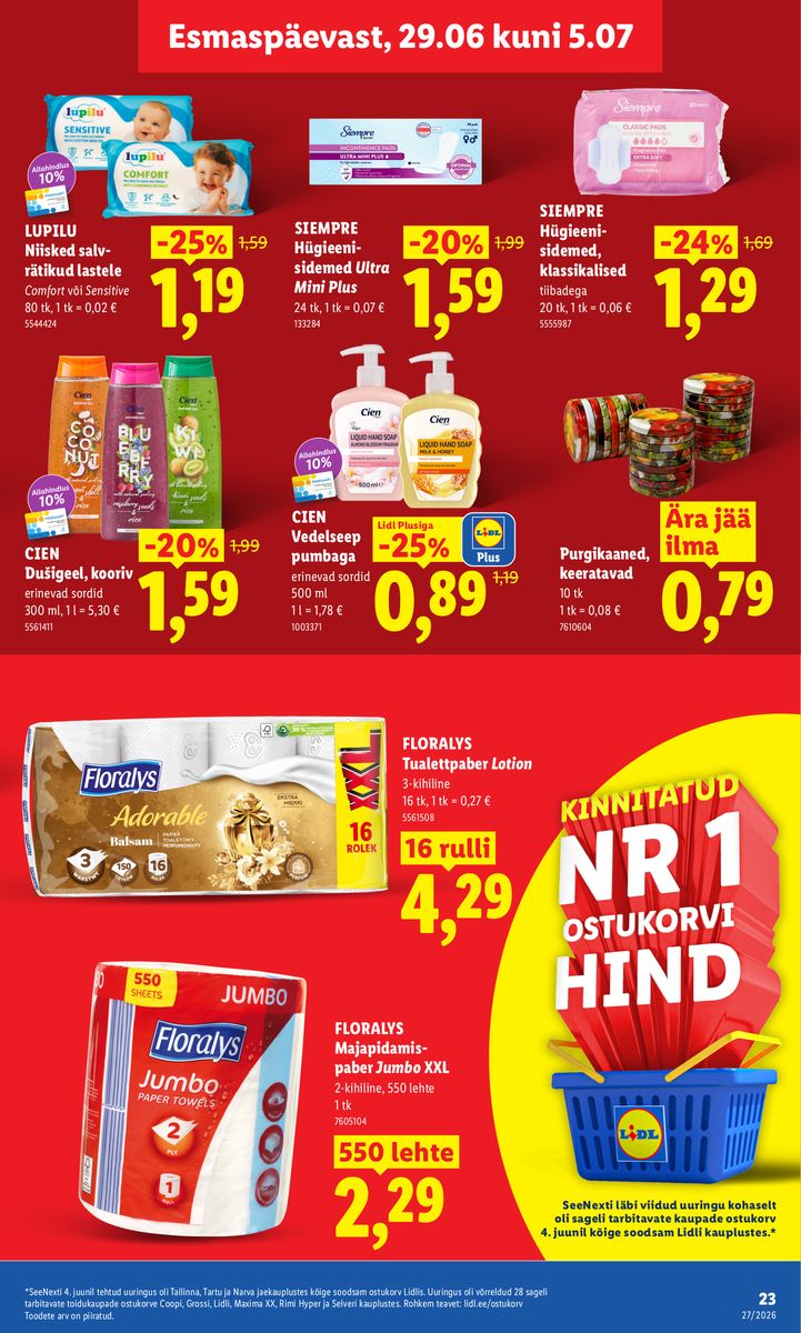 Lidl catalog page 23 — 2026-06-29 to 2026-07-05