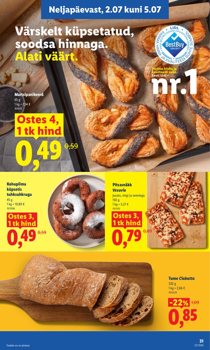 Lidl catalog page 31 — 2026-06-29 to 2026-07-05