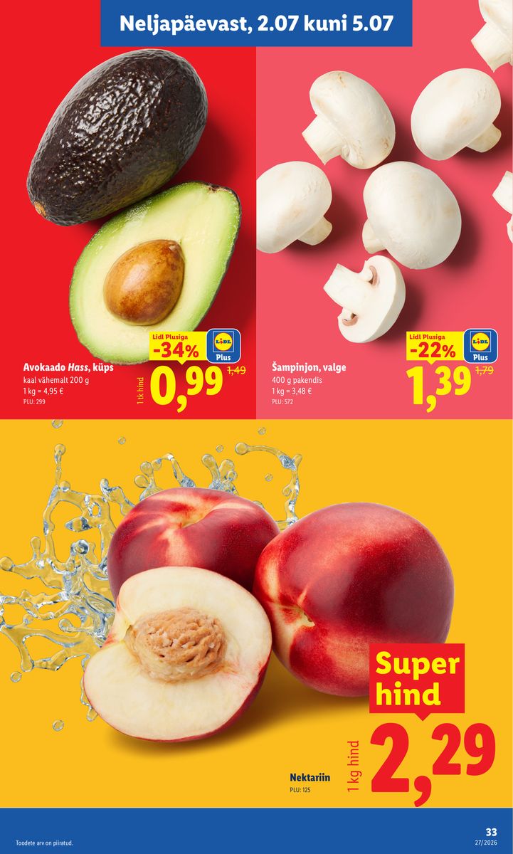 Lidl catalog page 33 — 2026-06-29 to 2026-07-05