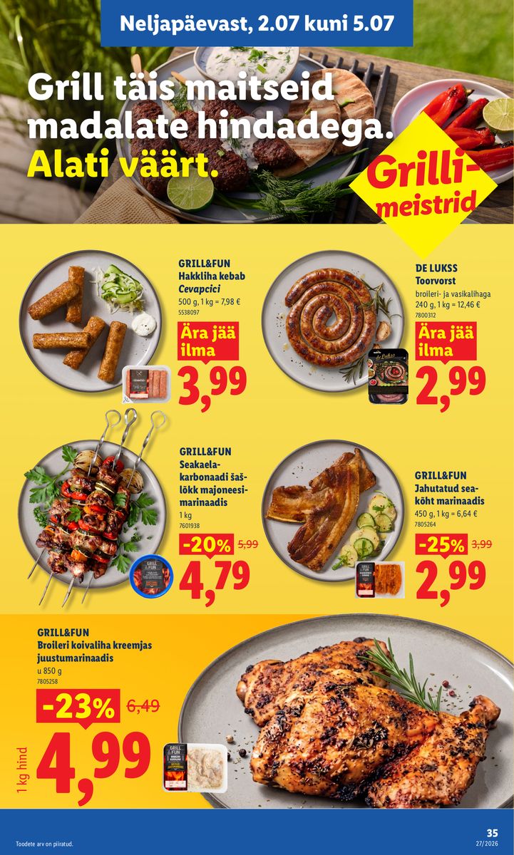 Lidl catalog page 35 — 2026-06-29 to 2026-07-05