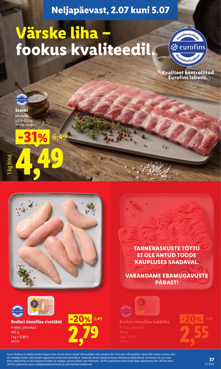 Lidl catalog page 37 — 2026-06-29 to 2026-07-05