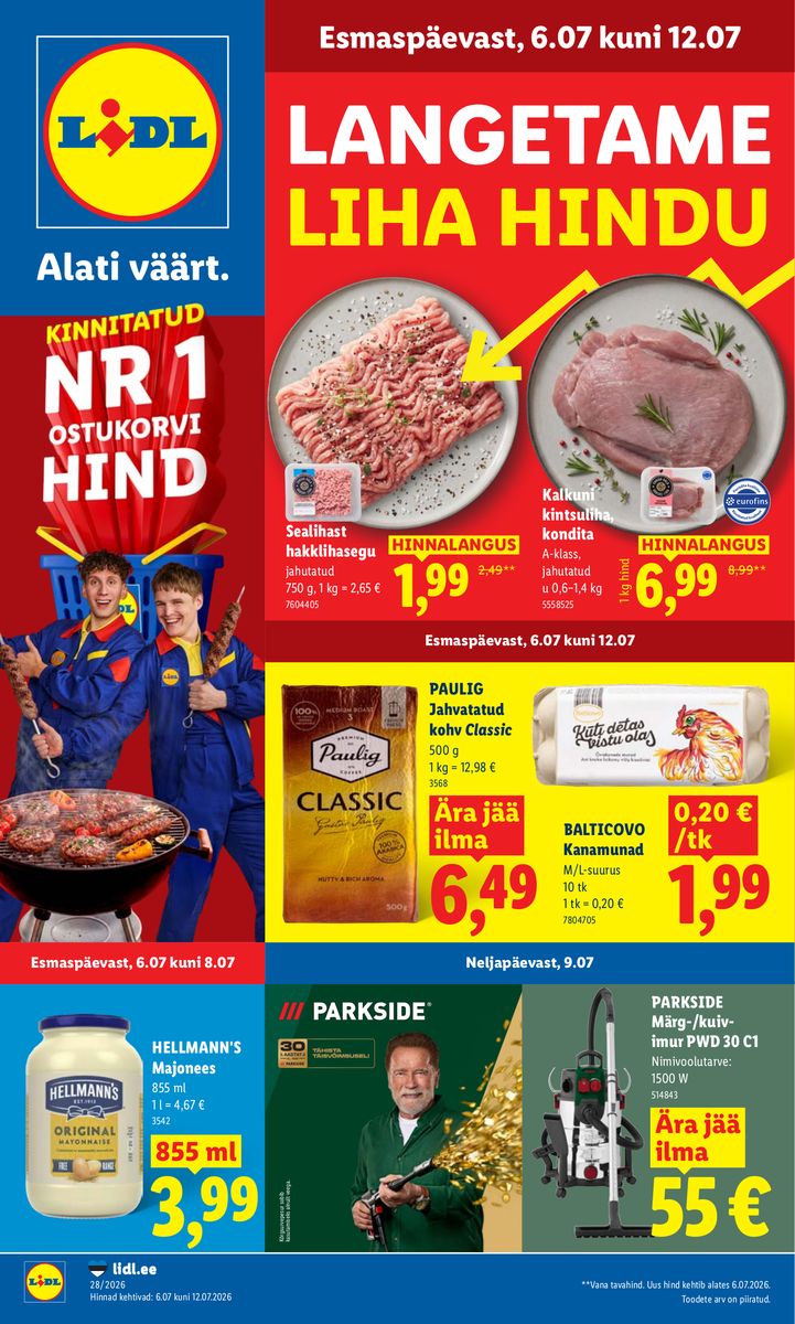 Lidl catalog 2026-07-06 to 2026-07-12