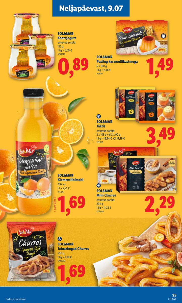 Lidl catalog page 25 — 2026-07-06 to 2026-07-12