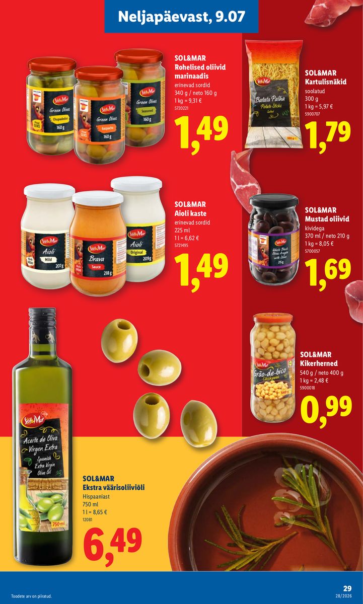Lidl catalog page 29 — 2026-07-06 to 2026-07-12