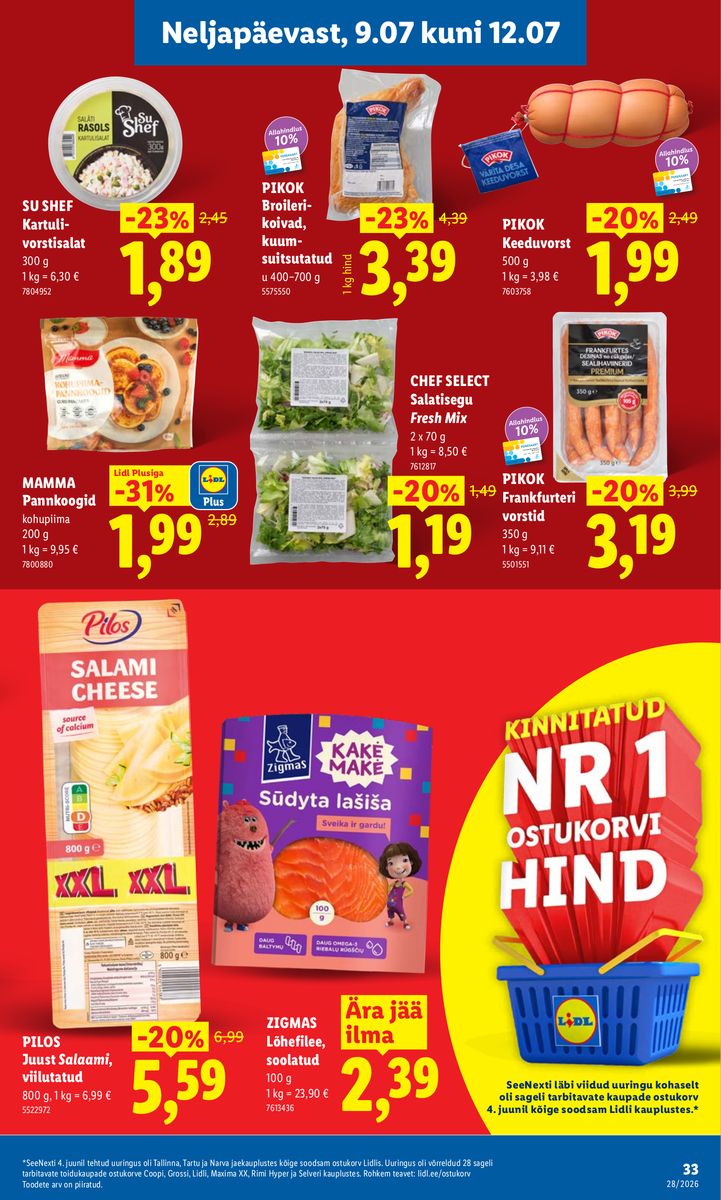 Lidl catalog page 33 — 2026-07-06 to 2026-07-12