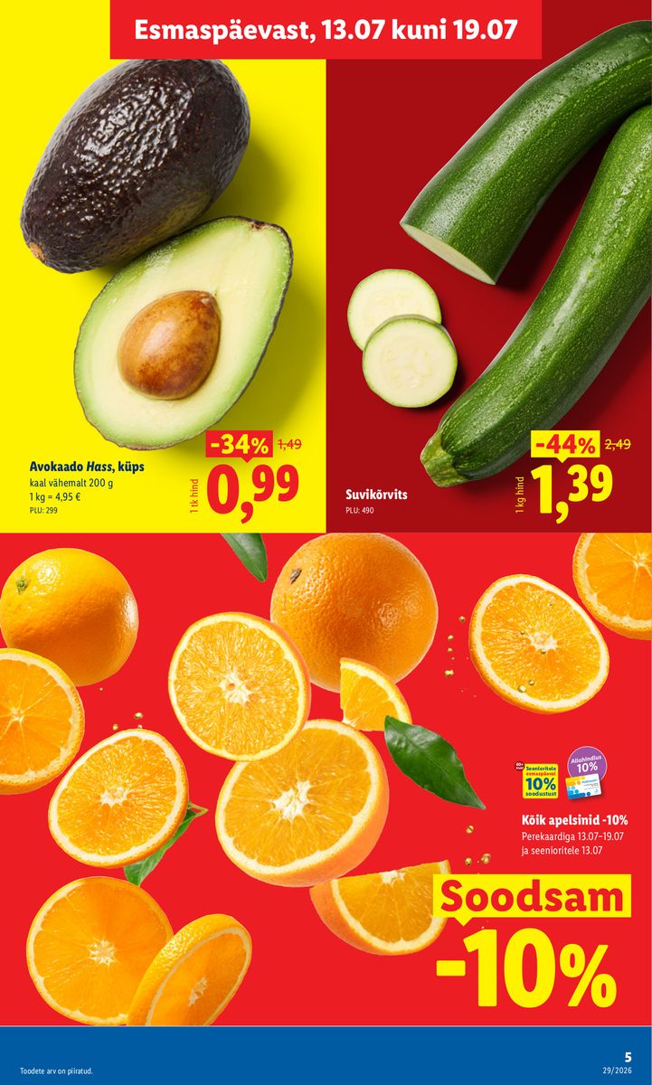 Lidl catalog page 5 — 2026-07-13 to 2026-07-19