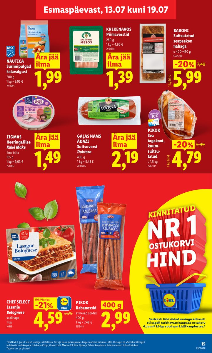 Lidl catalog page 15 — 2026-07-13 to 2026-07-19
