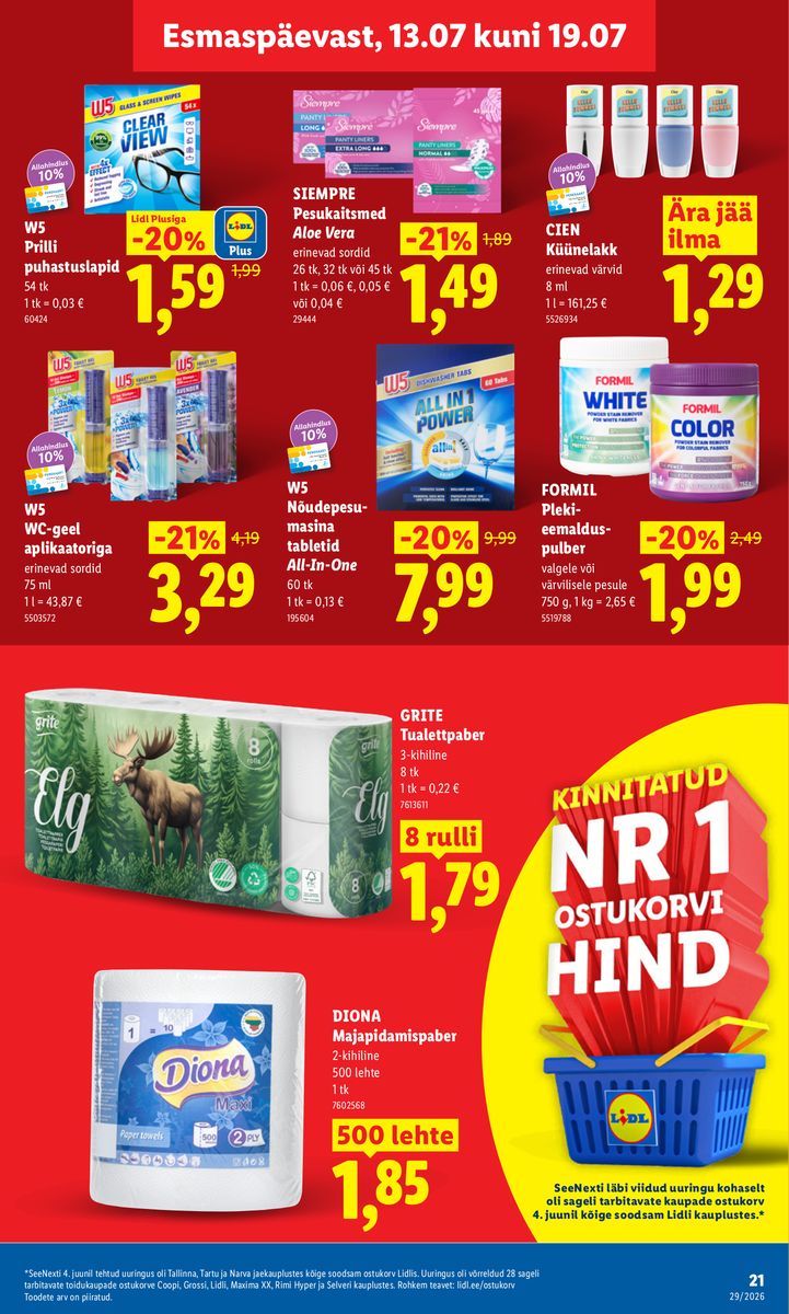 Lidl catalog page 21 — 2026-07-13 to 2026-07-19