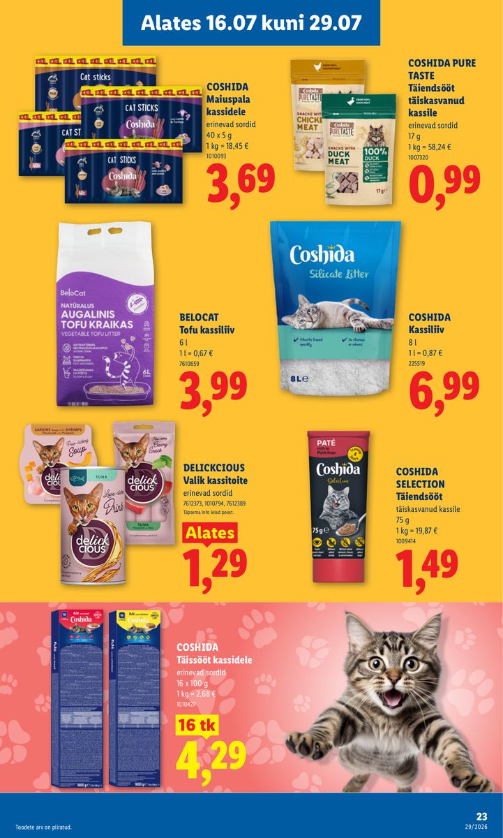 Lidl catalog page 23 — 2026-07-13 to 2026-07-19