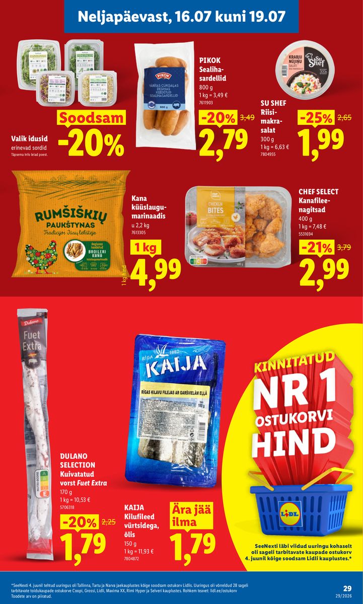 Lidl catalog page 29 — 2026-07-13 to 2026-07-19