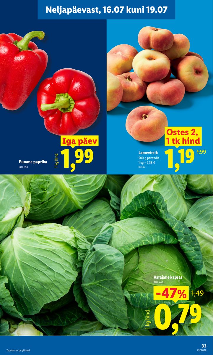 Lidl catalog page 33 — 2026-07-13 to 2026-07-19