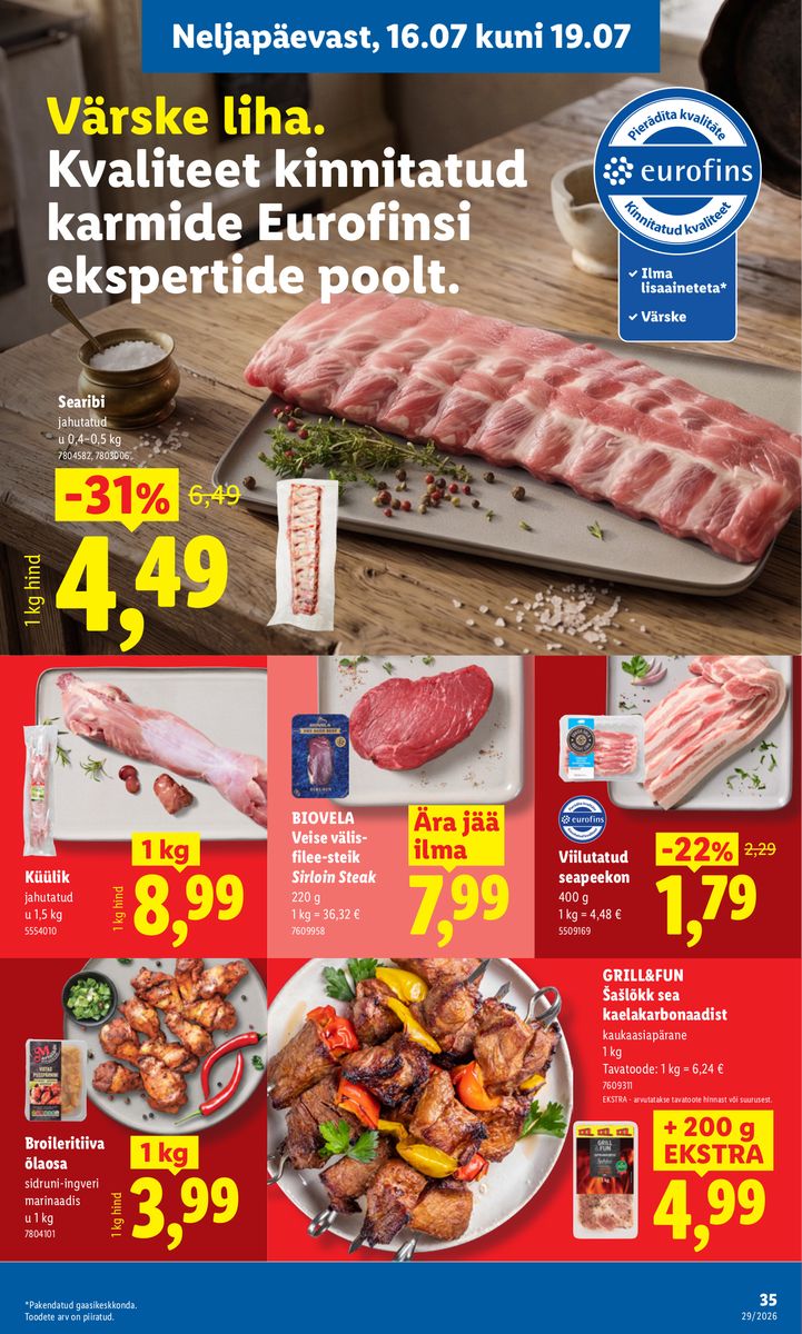 Lidl catalog page 35 — 2026-07-13 to 2026-07-19
