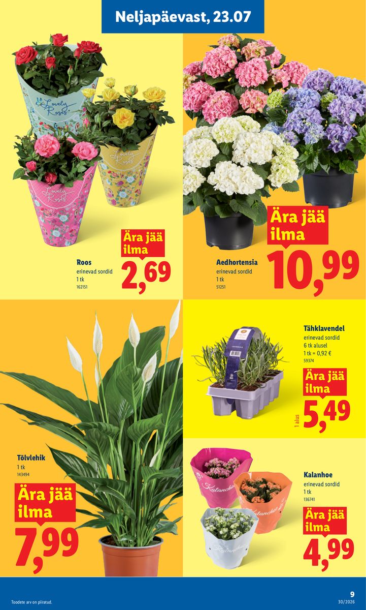 Lidl catalog page 9 — 2026-07-20 to 2026-07-26