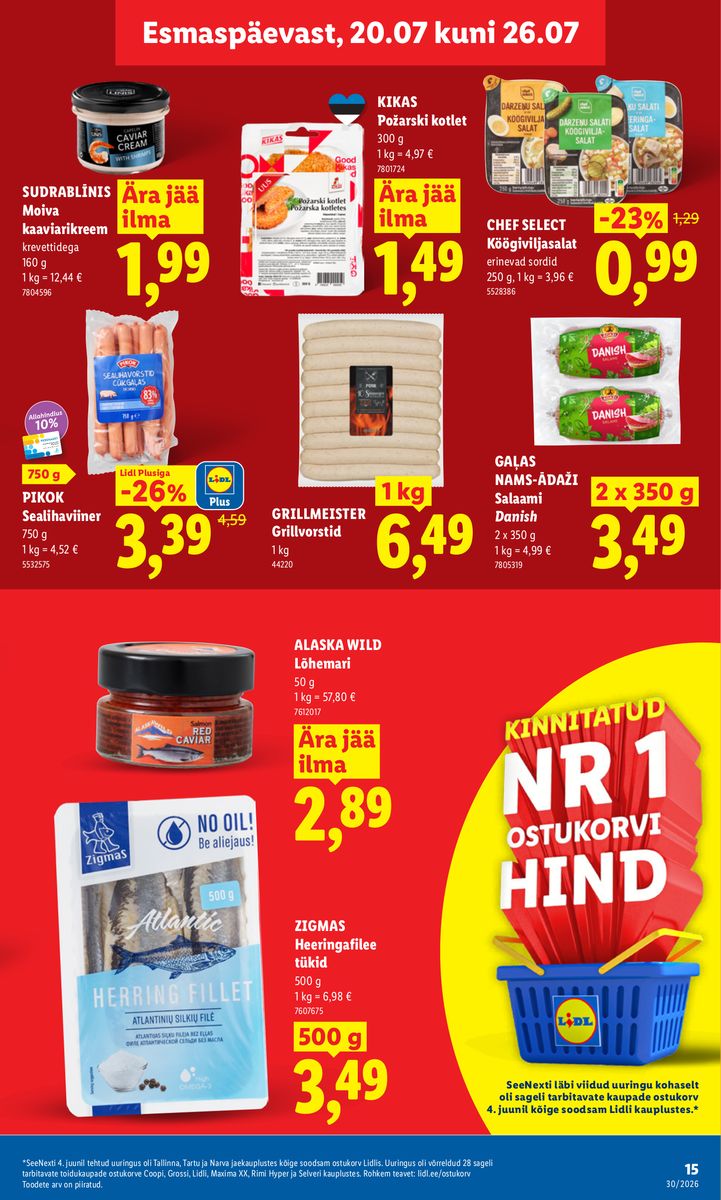 Lidl catalog page 15 — 2026-07-20 to 2026-07-26