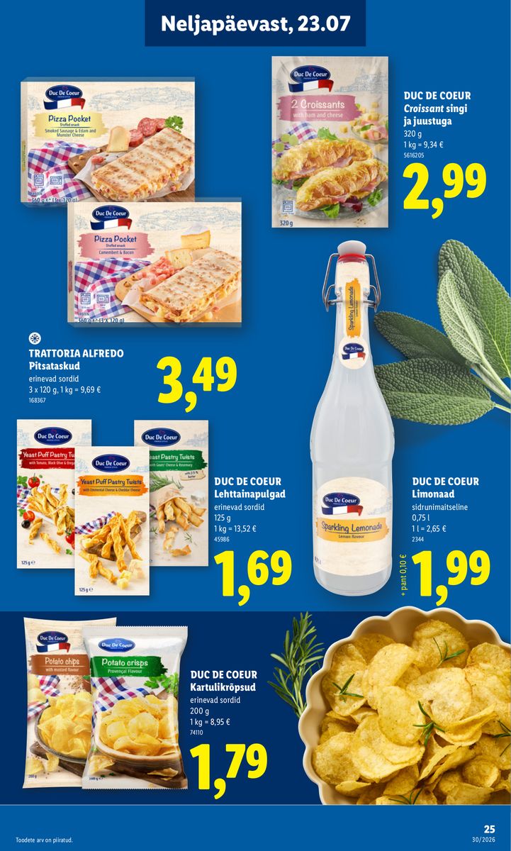 Lidl catalog page 25 — 2026-07-20 to 2026-07-26