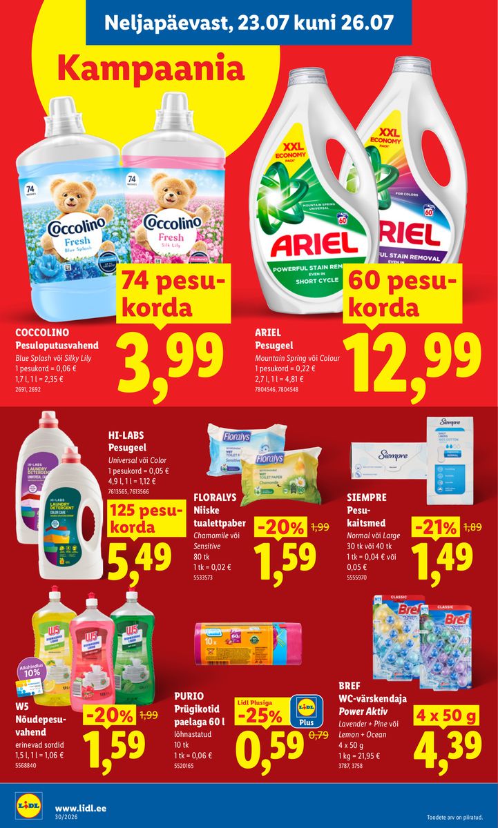 Lidl catalog page 28 — 2026-07-20 to 2026-07-26