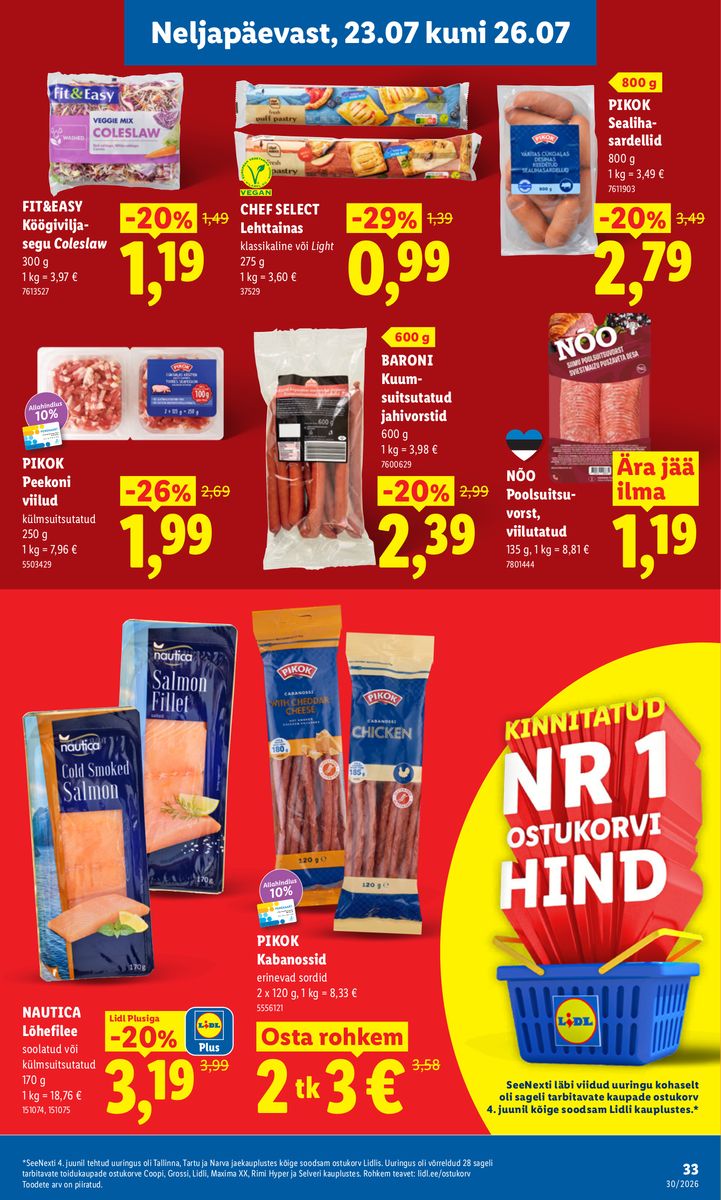 Lidl catalog page 33 — 2026-07-20 to 2026-07-26