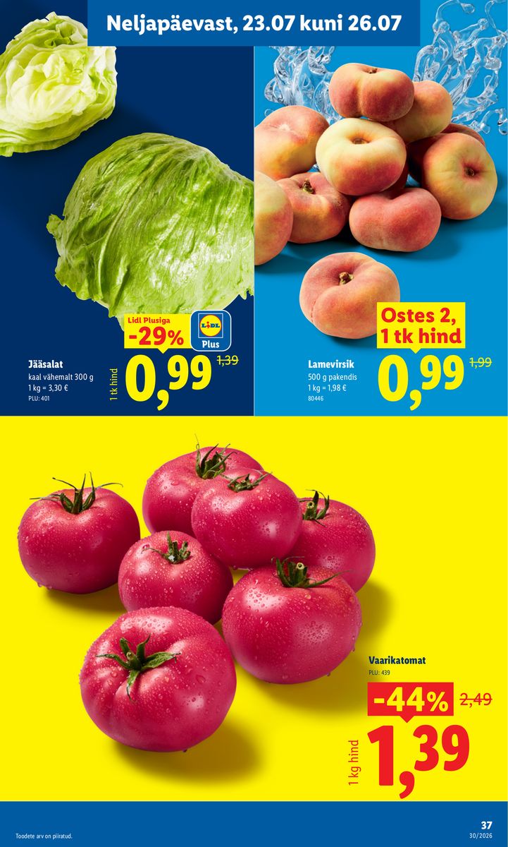 Lidl catalog page 37 — 2026-07-20 to 2026-07-26