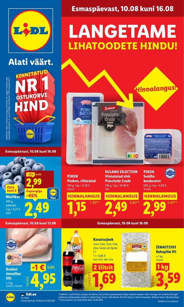 Lidl catalog 2026-08-10 to 2026-08-16
