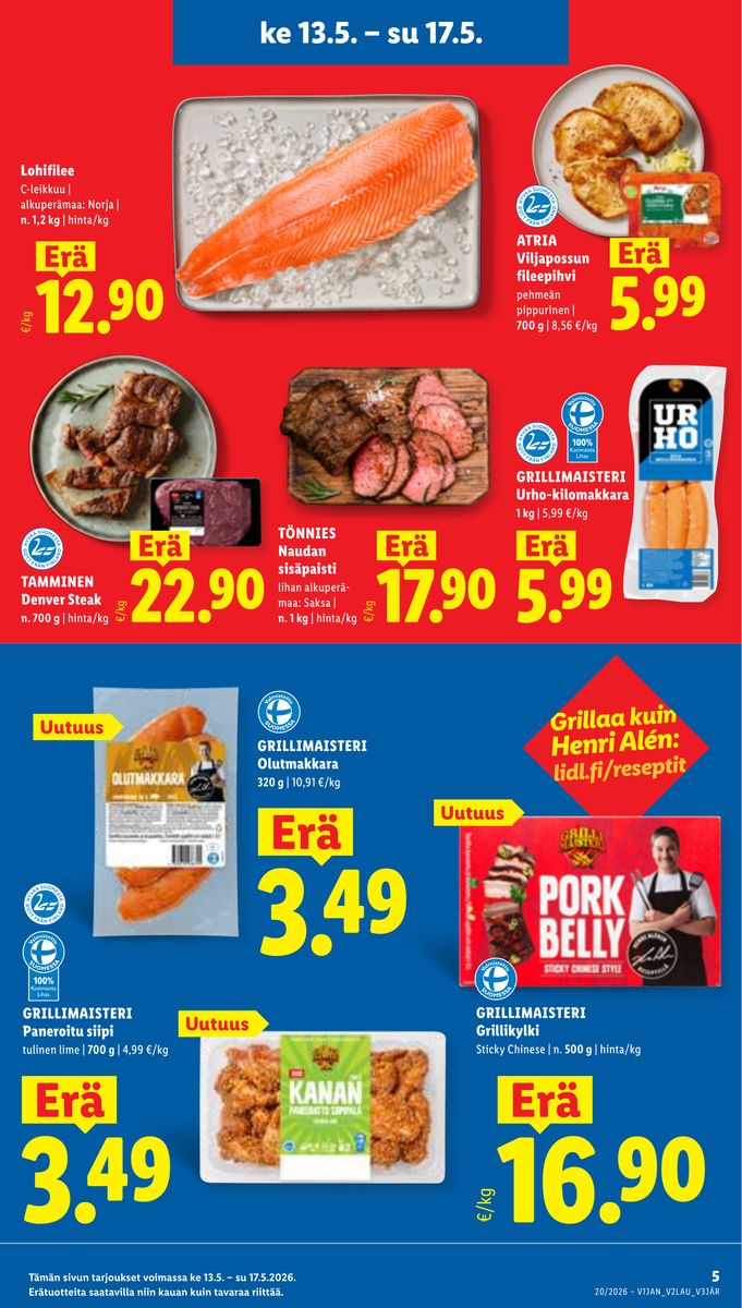 Lidl catalog page 5 — 2026-05-13 to 2026-05-20