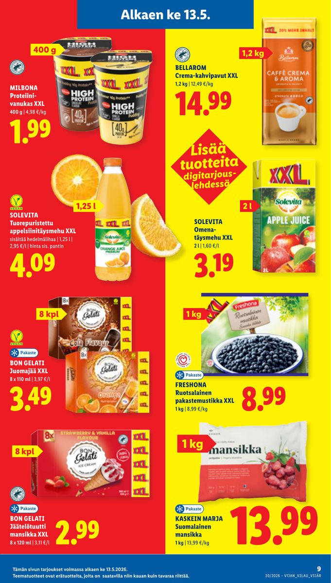 Lidl catalog page 9 — 2026-05-13 to 2026-05-20