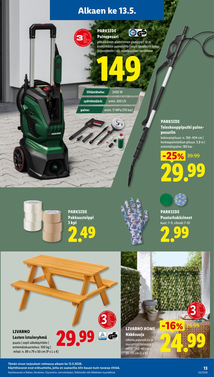 Lidl catalog page 17 — 2026-05-13 to 2026-05-20
