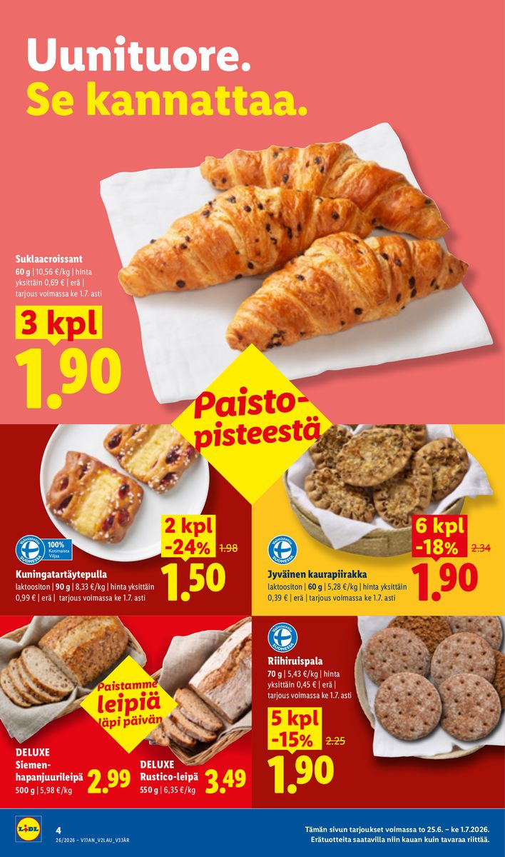 Lidl catalog page 4 — 2026-06-25 to 2026-07-01