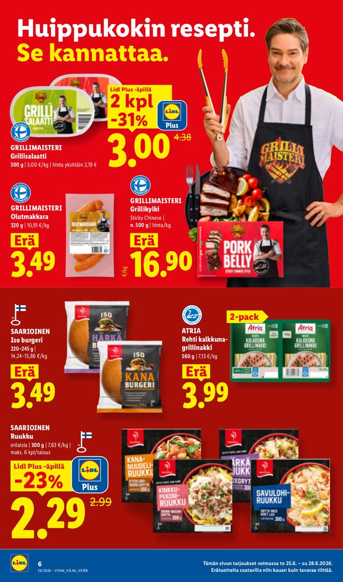 Lidl catalog page 6 — 2026-06-25 to 2026-07-01