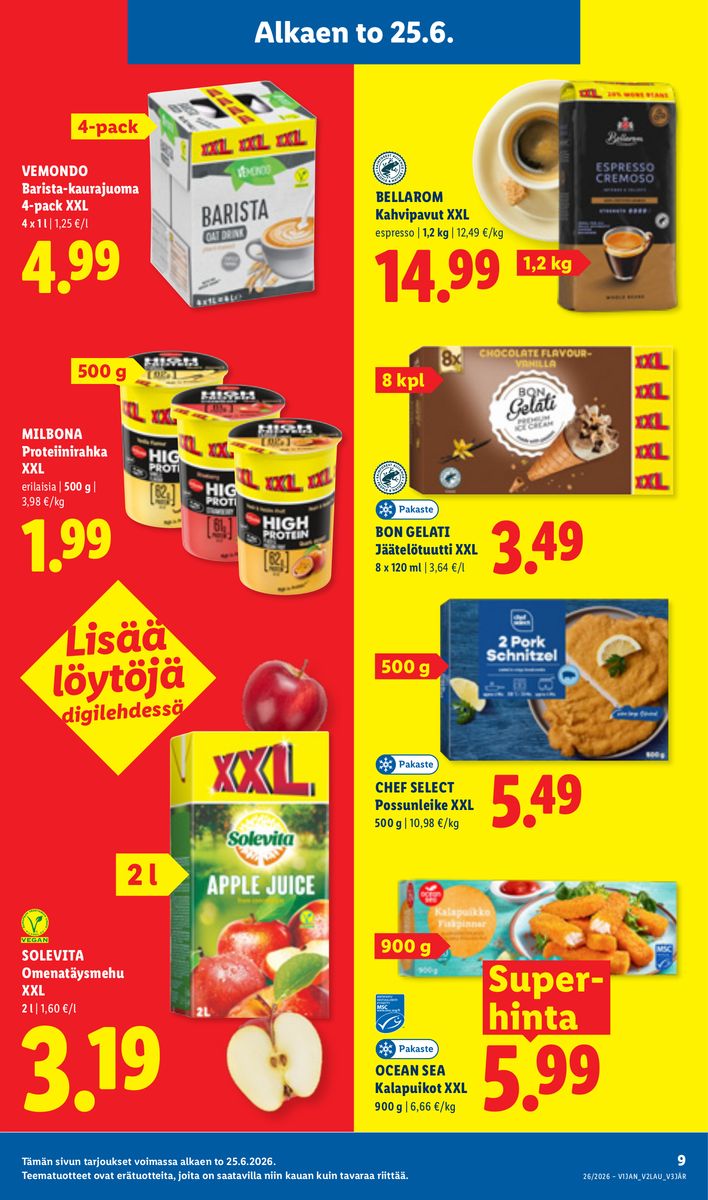 Lidl catalog page 9 — 2026-06-25 to 2026-07-01
