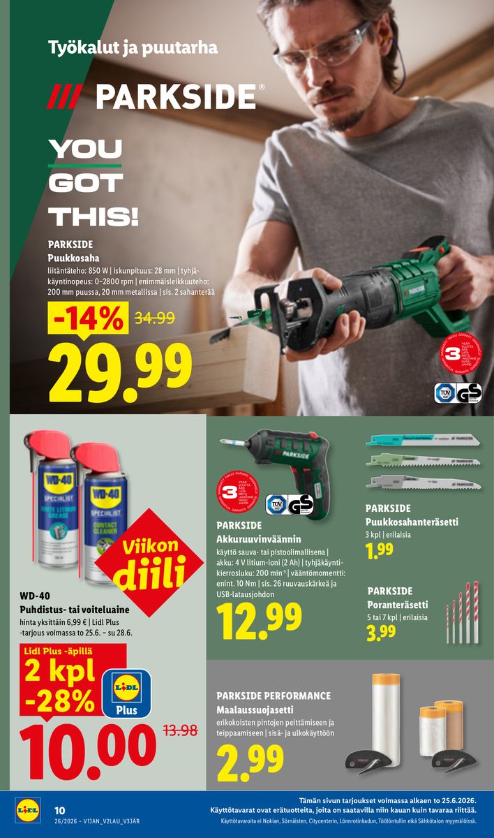 Lidl catalog page 16 — 2026-06-25 to 2026-07-01