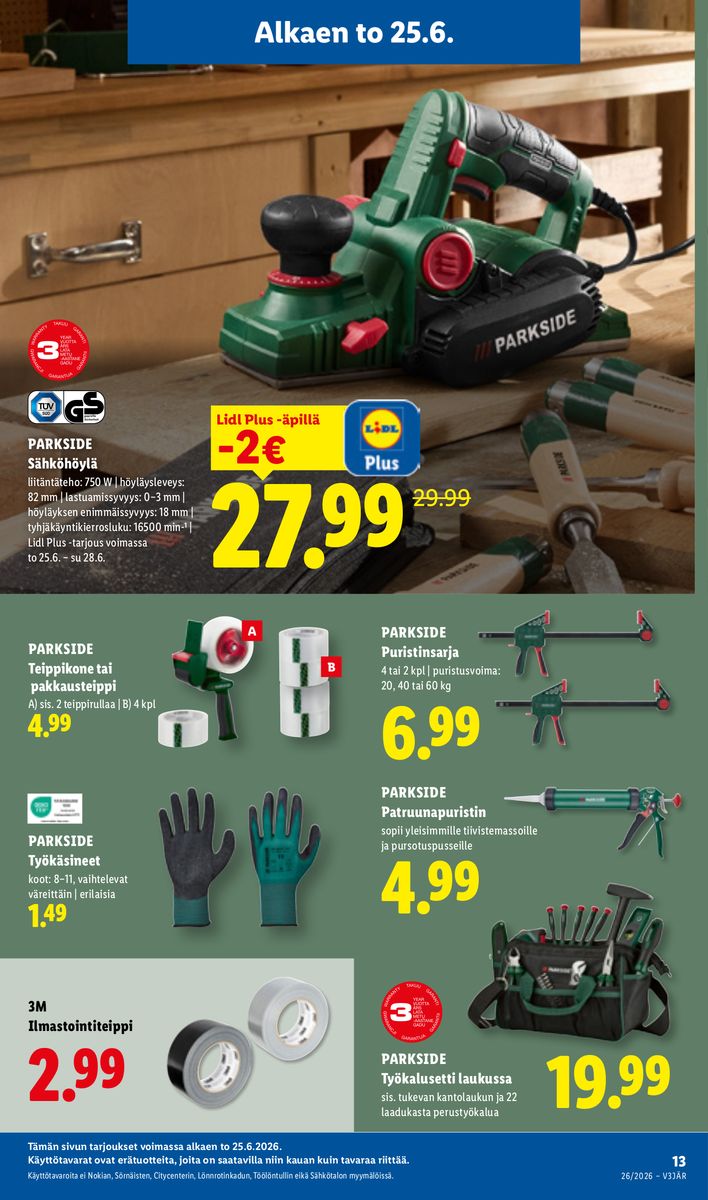Lidl catalog page 19 — 2026-06-25 to 2026-07-01