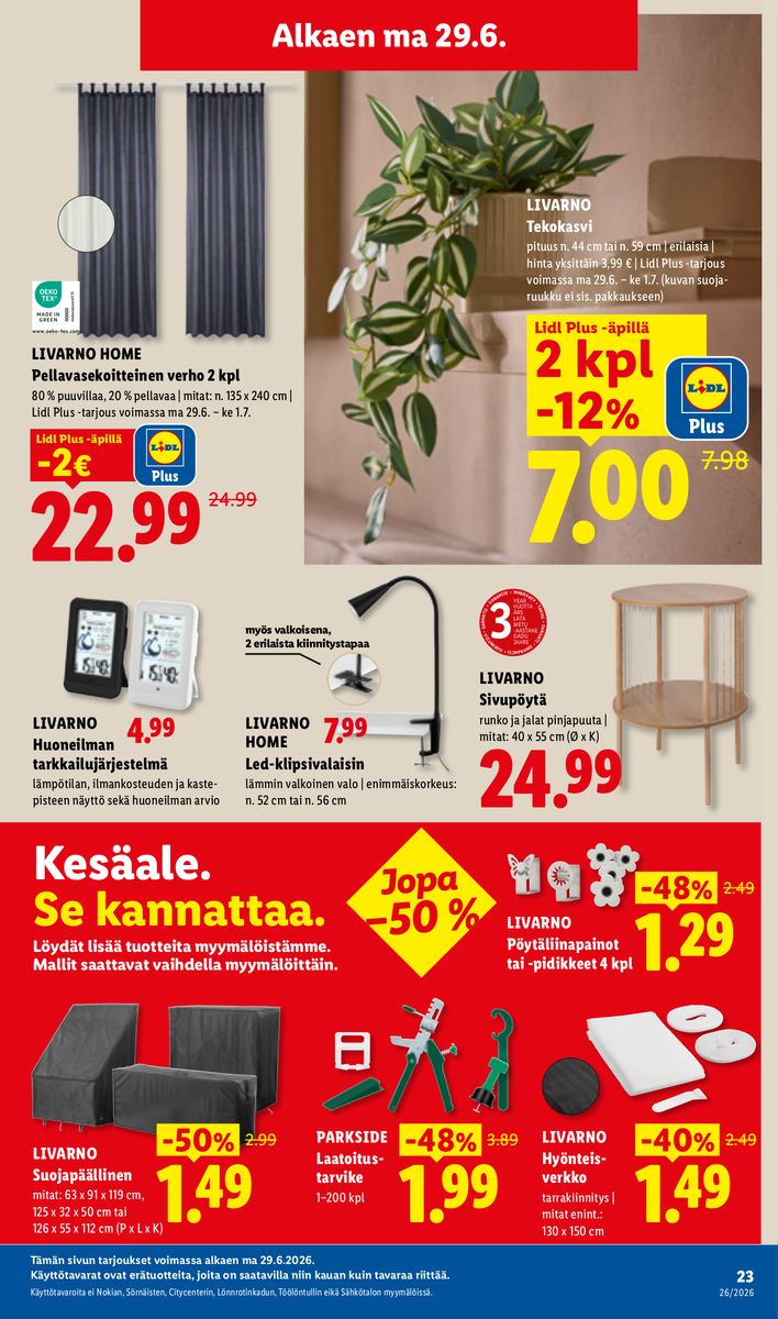 Lidl catalog page 31 — 2026-06-25 to 2026-07-01