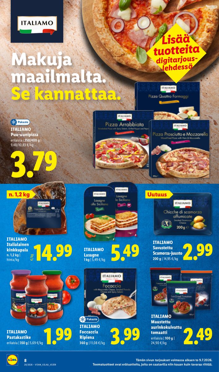 Lidl catalog page 8 — 2026-07-09 to 2026-07-15