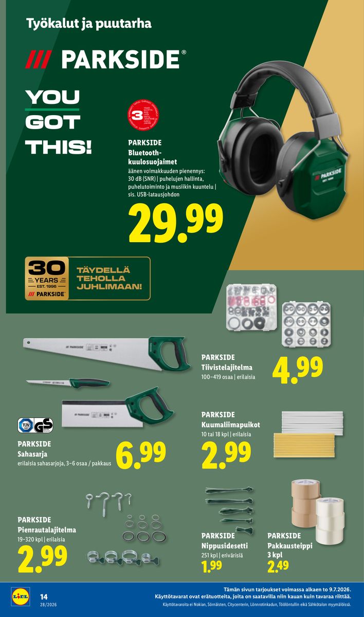 Lidl catalog page 18 — 2026-07-09 to 2026-07-15