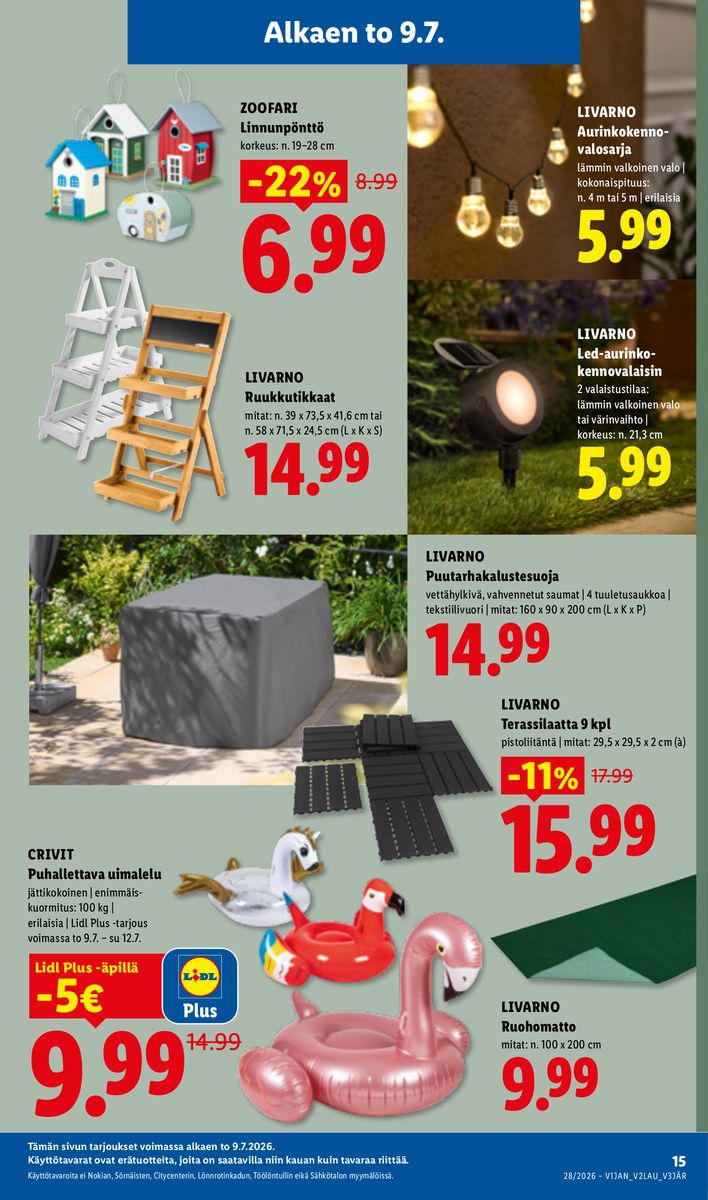 Lidl catalog page 19 — 2026-07-09 to 2026-07-15